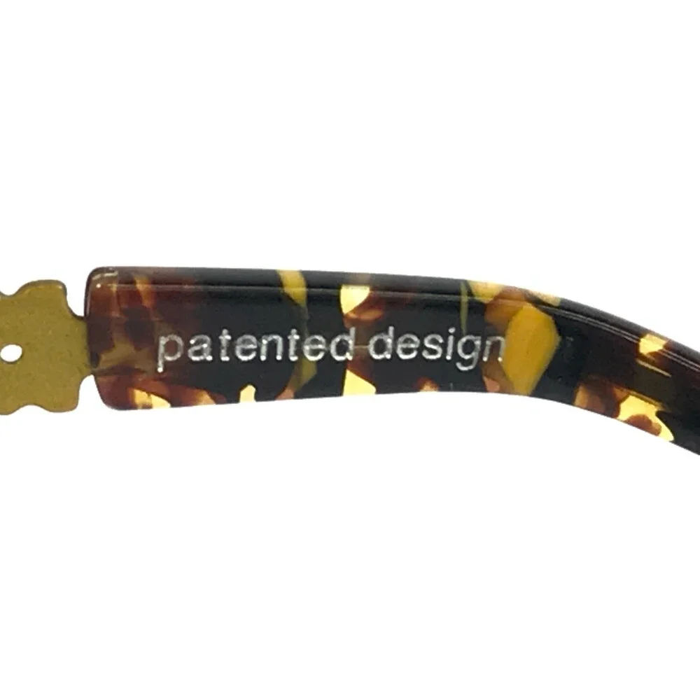 BOZ Eyeglasses Frames ZIGGY 9955 Brown Marble Matte Gold Argyle Arms 53-15-137